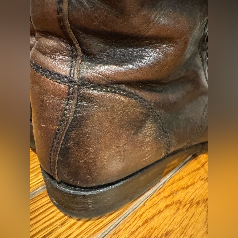 Frye Veronica leather lace up combat boots - Picture 6 of 16
